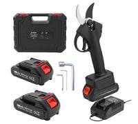 Venteo - Sécateur Électrique sans Fil | Deux Batteries 21 V | Secateur de Jardin et Coupe Branche | Batterie Rechargeable | Outil Jardinage Outillage Professionnel
