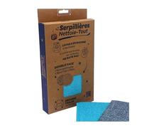 VENTEO - Serpillière Microfibre Lavable x2 | Textile Micro Absorbant Haute Densité | Surface Nettoyante Premium pour Maison et Cuisine | Lavette Réutilisable pour Sols Carrelés Parquet Stratifié