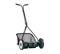 VENTEO | Tondeuse Hélicoïdale Manuelle 7 Lames de 40|6 cm avec Bac de Ramassage