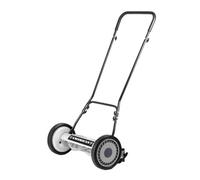 VENTEO - Tondeuse Manuelle Hélicoïdale 5 Lames 45 cm | Hauteur Réglable sans Outil 1,27 à 6,3 cm | Tondeuse à Gazon Manuelle Écologique sans Électricité Silencieuse | Tondeuse Jardin Pelouse