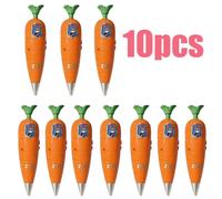 Ventes Flash - Stylo Enregistreur Zootopia 2 Carrot | Style Judy & Nick pour enfants | Mini enregistreur des années 60 | Stylo gel 2-en-1, papeterie 5 pcs