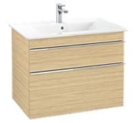 Venticello Villeroy und Boch vasque A92501VJ 75,3 x 59 x 50,2 cm, poignée chrome, chêne nordique