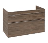 Villeroy & Boch V&B Meuble sous lavabo VENTICELLO 95,3x59x50,2 cm, D, gris clair, Ariz. Oa Quantité:1