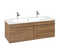 Venticello Villeroy und Boch vasque A93801RH 115,3x42x50,2cm, poignée chromée, chêne Kansas