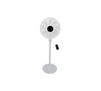 Ventilador de pie HTW VP-25YM 25W Motor DC 6 velocidades Pantalla Digital Blanco