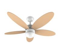 Cecotec Ventilateur de plafond Energysilence Aero 4260 Orange, 40 W, moteur DC, diamètre 42 ”avec 5 lames réversibles, lumière LED, télécommande, minuterie, 6 vitesses