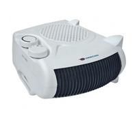 Radiateur soufflant DESCON avec direction de flux d'air vertical et horizontal, 2000 W, fonctionnement horizontal et vertical, 3 modes de flux d'air, thermostat, protection contre la surchauffe