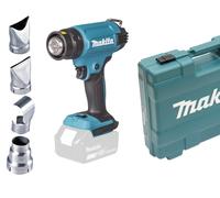 Ventilateur à air chaud sans fil Makita 18 V DHG181ZK avec étui et buses, san...