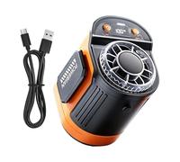Ventilateur à ceinture | Forte flux d'air lumière 3600 mAh 5 vitesses - Ventilateur personnel à clip de ceinture portable | Pour camping, randonnée, travail, activités de plein air