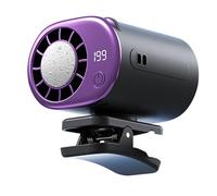 Ventilateur à clip pour voiture | Appareil portable réglable rechargeable à 199 niveaux, petit ventilateur à clipser, pour voiture, été, voyage, camping, plein air, plage, festival, sport, bureau