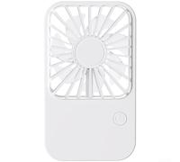 Ventilateur à Clipser pour Poussette Bébé Sécurité Doigts | Moteur silencieux, 3 vitesses ajustables, longue durée, charge USB, idéal sommeil travail(White Type)