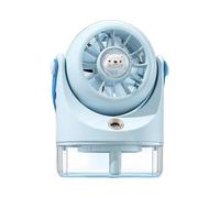 ventilateur à eau, silencieux, rechargeable, ergonomique | Petit ventilateur de bureau compact pour chambre à coucher, dortoir de bureau, été, voyage, camping, pêche, randonnée, plage