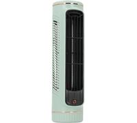 Ventilateur à flux d'air vertical - Ventilateur sans pales - Rafraîchisseur d'air pour bureau - Trois vitesses - Hauteur : 2667 cm - Couleur : vert