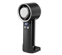 Ventilateur à main 100 vitesses, rechargeable, afficheur numérique, gadget | 4000 mAh, mini ventilateur portatif Pour croisière, , vacances, plage, camping,