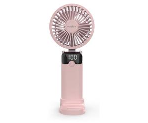 Ventilateur à main | 90 mm | 6 vitesses | Rose