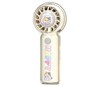 Ventilateur à main portable - Accessoire d'Été À Motif Cartoon Rechargeable par USB 3 Vitesses - Ventilateur personnel à main | Pour Intérieur Et Extérieur, Maison, Bureau, Voyage, Plage Et Vacances