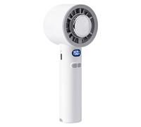 Ventilateur à main rechargeable,Ventilateur à main portable puissant - Gadgets rafraîchissants à haute vitesse et refroidisseur d'air réglable avec affichage LED pour accessoires de plein air et de