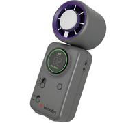 Ventilateur à main sur batterie - Verbatim - Cool'n'Go Ice Touch Mini - Violet/Gris - Alimentation sur batterie - 290 g