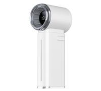 Ventilateur à main turbo, ventilateur portatif haute vitesse, réglable, petit ventilateur personnel rechargeable portable, outil de refroidissement personnel avec écran numérique pour