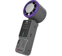 Ventilateur à main - Verbatim - Cool'n'Go Ice Touch Pro - Violet/Gris - Batterie - Portable
