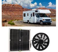 Ventilateur à panneau solaire, 10 pouces de diamètre, ventilateur, 100 W, pour camping-car, yacht, serres, salle de bain