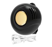 Ventilateur à pince 3 vitesses sans pales silencieux rafraîchissant | Mini ventilateur personnel rechargeable avec clip pour intérieur et extérieur, été, camping, randonnée, pêche, plage