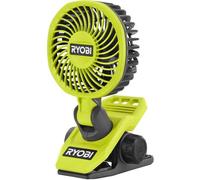 Ventilateur à pince RYOBI RCF4-0, 4V USB Lithium, tête orientable, compact, sans batterie ni chargeur