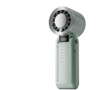 Ventilateur à porter autour du cou, refroidissement par glace, puissance élevée, silencieux, grande autonomie， 6.2x6x17.2cm，Vert