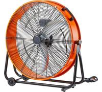 Ventilateur à tambour 24 pouces - Conception industrielle à grande vitesse - 3 vitesses - 8600CFM - Idéal pour les environnements de stockage