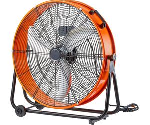 Ventilateur à tambour SucceBuy, 24 pouces, grande vitesse, 3 vitesses, 8600 CFM, réglable pour les locaux industriels tels que les entrepôts.