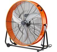 Ventilateur à tambour - Ventilateur sur pied 3 vitesses 220W - Ventilateur de sol 88x34x94cm - puissant et efficace en énergie
