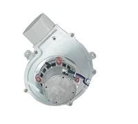 Ventilateur à tirage induit Petite cheminée silencieuse à charbon bleu Cuisson du café Échappement de fumée Échappement centrifuge(B)