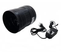 Ventilateur à tube de 24V, 150mm, débit de 452 m³/h, sans balais, réglable