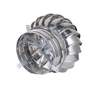 Ventilateur à turbine avec 4 pieds de montage, aération de toit rotative, capot d'usine non alimenté pour une meilleure circulation de l'air