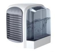 Ventilateur AC Portable Avec Technologie Dynamic Ice Mist, Réservoir D'eau De 380 Ml, For 3 À 8 Heures Refroidissement, Vitesses Vent, Refroidisseur D'air Personnel Compact