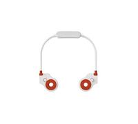 Ventilateur accrochant paresseux de cou petit ventilateur électrique portatif silencieux portatif usb suspendu blanc orangé