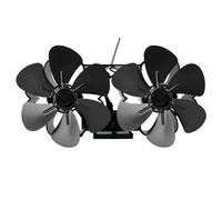Ventilateur alimenté par la chaleur pour poêle à bois à économie d'énergie | Puissant ventilateur à chaleur pour poêles à bois et granulés