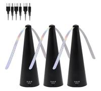 Ventilateur anti-mouche portable - 3 pièces - USB rechargeable - Silencieux - Répulsif à moustiques et mouches