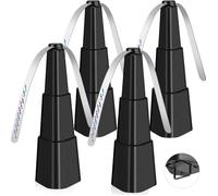 Ventilateur anti-mouches - BEAUTY REINA PLUS - Lot de 4 - Portable - Piles AA - Lames souples 39,9 cm