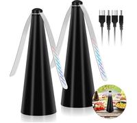 Ventilateur anti-moustiques 2 pièces - Répulsif à pales pour éloigner les insectes - Alimentation USB - Pour extérieur et intérieur