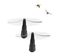 Ventilateur Anti-Moustiques, 2Pcs 3V Répulsif À Mouches 3W Éventail Anti-Insectes Ventilateur Anti-Moustique Portable Ventilateur An