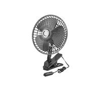 Ventilateur auto portable 12V clip 6 pouces oscillation 3 positions réglable