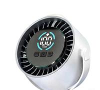 Ventilateur Auto Rotatif 360° Double Alimentation ABS(B) | Installation 3-en-1, clip suspension support, dommages intérieurs, compatible SUV camion