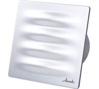 Ventilateur axial de petite pièce avec inertie & hygrostat Système Silent Vertico Argent 100 H