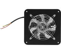 Ventilateur axial industriel d'extraction - FD-150 - 150 mm - 40 W - 2 600 tr/min - 220 V 50 Hz - Moteur à bobinage en cuivre - Montage mural - Boîtier métallique - Noir