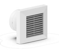 Ventilateur axial Limodor avec clapet de fermeture et temporisation, 1 pièce.