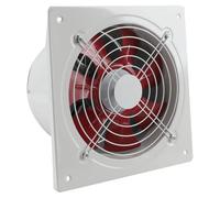 Ventilateur axial mural de 250 mm, 220 V, 100 W, ventilateur métallique industriel avec valve