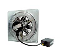 Ventilateur axial mural EZQ 20/4-E Ex t à plaque, courant alternatif, StaubEx, DN200 de Maico - 0083.0217