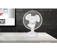 Ventilateur blanc Clatronic : Ventilateur de table 23 cm VL 3601