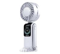 Ventilateur, Bloc de Glace Ventilateur à Grande Vitesse réfrigération Portable Petit air de Refroidissement Puissant Portable USB chargeant Le Vent Frais extérieur (Noir)